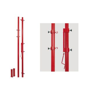 855-400 Steel volleyball posts