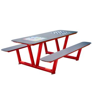 824-013 Stół piknikowy do szachów i chińczyka.